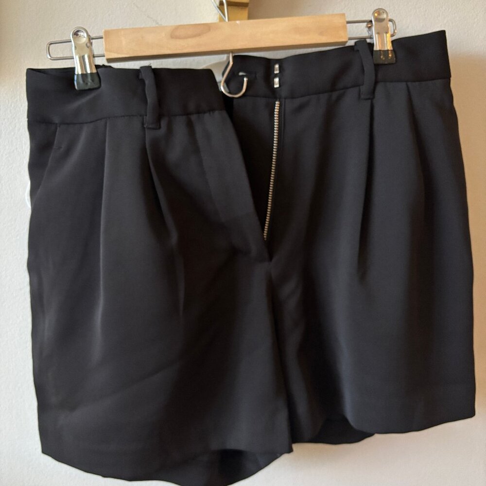 Quince Black Dress Shorts